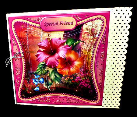 Woodland Sunset - Curved Frame Card Mini Kit by Diane  Hitchcox