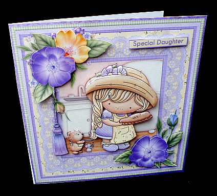 Izzy's Cutie Pie Female Birthday 8x8 Mini Kit & Decoupage by Diane  Hitchcox