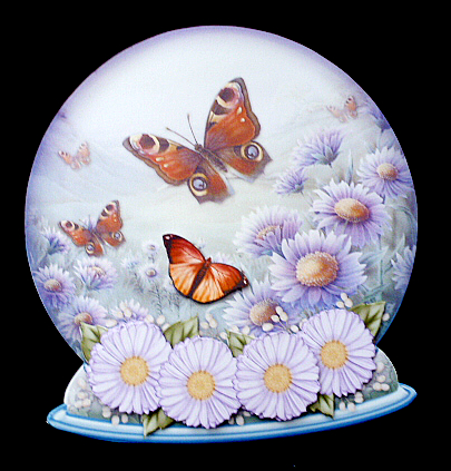 Paperweight Daisies & Butterflies Shaped Birthday Mini Kit by Diane  Hitchcox
