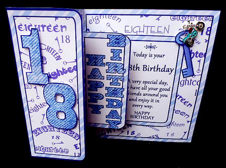Fbp 18th Birthday (blue) by Diane  Hitchcox