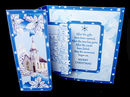 Fbp Christmas Church by Diane  Hitchcox