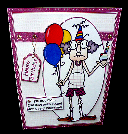 Gus is Not Old Quick Card by Diane  Hitchcox