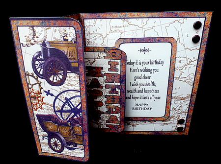 Fbp Vintage Car & Map by Diane  Hitchcox