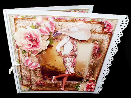 Afternoon Stroll Card Front Kit by Diane  Hitchcox