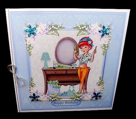 Glamorous Young Lady Birthday Mini Kit & Decoupage by Diane  Hitchcox