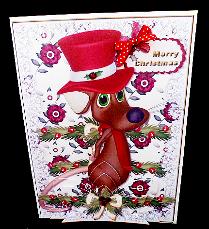 Top Hat Mouse Bottom Stacker by Diane  Hitchcox