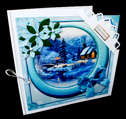 Winter Christmas Square Card by Diane  Hitchcox