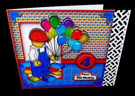 Building Block Dude Mk by Diane  Hitchcox