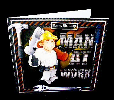Man at Work by Diane  Hitchcox
