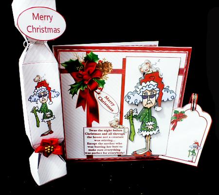 8x8 Stella Twas the Night Before Christmas Mini Kit by Diane  Hitchcox