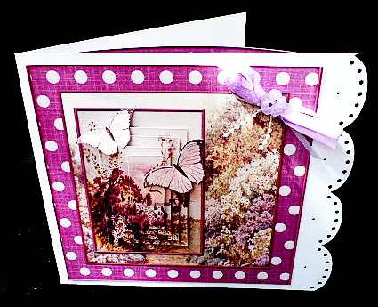 Vintage Daisies Cardtopper 530 by Diane  Hitchcox
