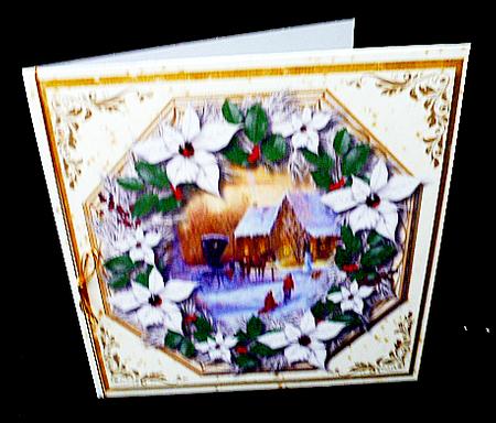 Lovely Octagonal , Home for Christmas by Diane  Hitchcox