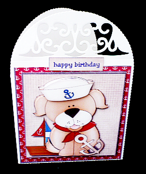Birthday Boy Salty Dog 2 by Diane  Hitchcox