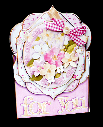 Stand Alone Easel Mini Kit Floral Shields - Summer Blossom by Diane  Hitchcox