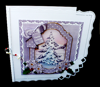 Snow Tree Happy Christmas 6in Christmas Step by Step by Diane  Hitchcox