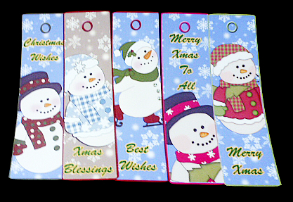 5 Beautiful Christmas Bookmarks #5 by Diane  Hitchcox
