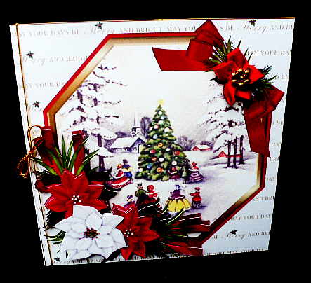 8x8 Vintage Carol Singers Mini Kit by Diane  Hitchcox