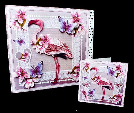 Pretty Flamingo Mini Kit by Diane  Hitchcox