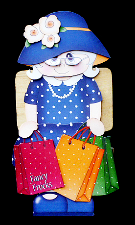 3D on the Shelf Card Kit - Gossip Galz - Shopaholic Stella by Diane  Hitchcox
