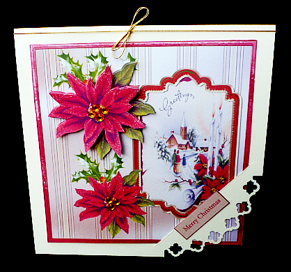 Going to Church 7x7 Card with Decoupage by Diane  Hitchcox