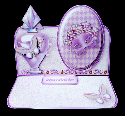 Carnival Time - Shaped Easel Card Mini Kit by Diane  Hitchcox