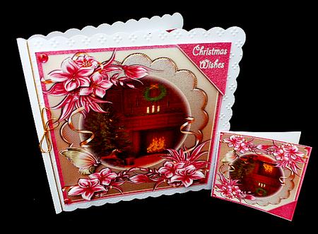 Mini Kit- by the Christmas Hearth -#2 by Diane  Hitchcox