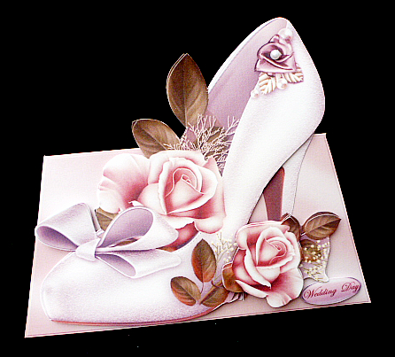 Wedding Shoes Over the Top Mini Kit by Diane  Hitchcox