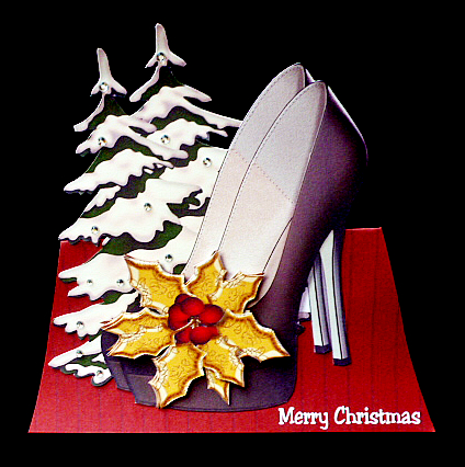 Christmas Shoes Over the Top Mini Kit by Diane  Hitchcox