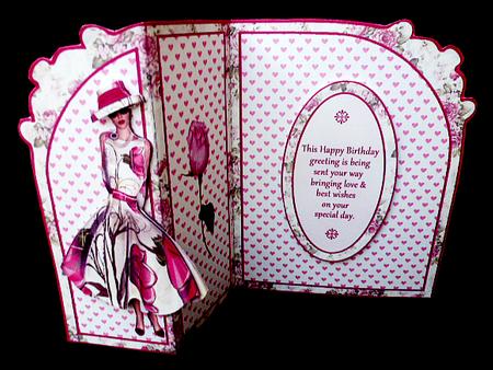 Fbp - Gladrags-on Pink Blooms by Diane  Hitchcox