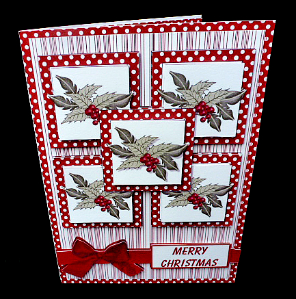 Squares Sketch Card - Polka Dot Holly by Diane  Hitchcox