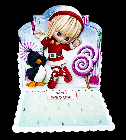 Christmas Bop, Elf and Penguin Mini Kit by Diane  Hitchcox
