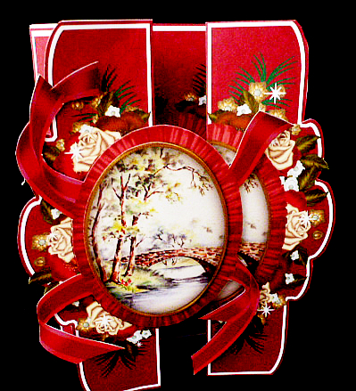 The Bridge A5 Tri-fold Fancy Card Mini Kit by Diane  Hitchcox