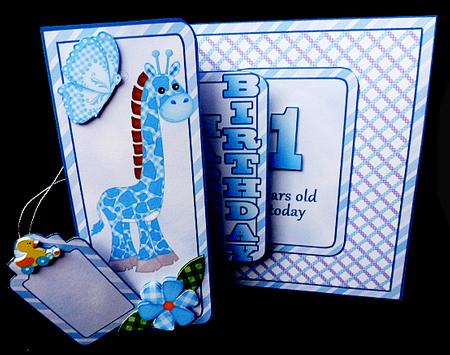 Fbp Blue Giraffe Ages 1,2 & 3 by Diane  Hitchcox