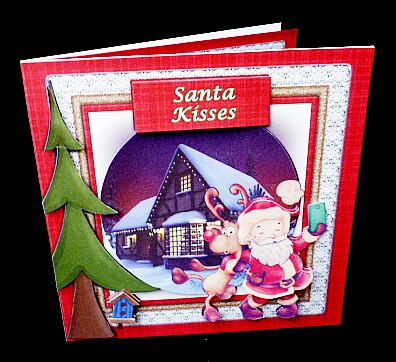 Mini Kit- Santa Selfie Scene #4 by Diane  Hitchcox