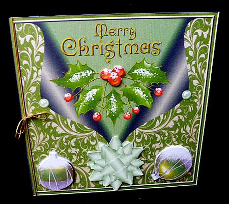 Quick Christmas Card Front (1) by Diane  Hitchcox