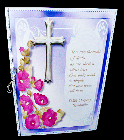 Two Lovely Sympathy Toppers by Diane  Hitchcox