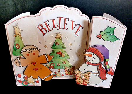 Theatre Fold 3D Mini-kit - Believe! by Diane  Hitchcox