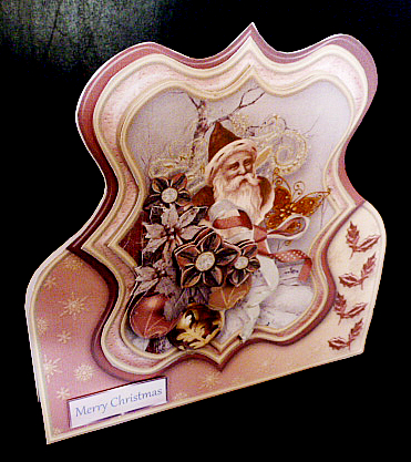 Vintage Christmas - Stand-up Bracket Card Mini Kit by Diane  Hitchcox