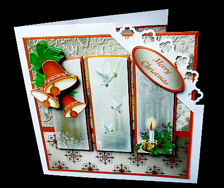 Christmas Message Panel Card Mini Kit by Diane  Hitchcox