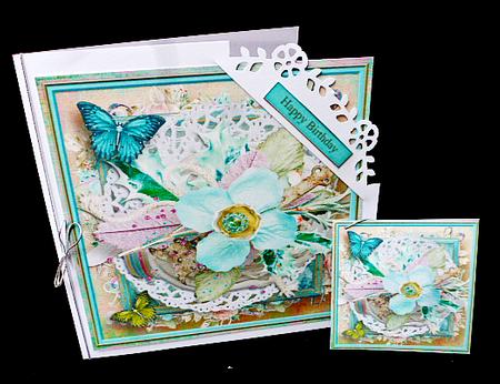 Cardtopper 7" Flowers Inch 119 by Diane  Hitchcox