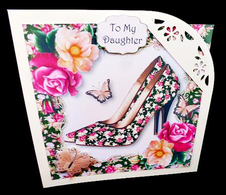 The Rose Shoes 8x8 Quick Topper by Diane  Hitchcox