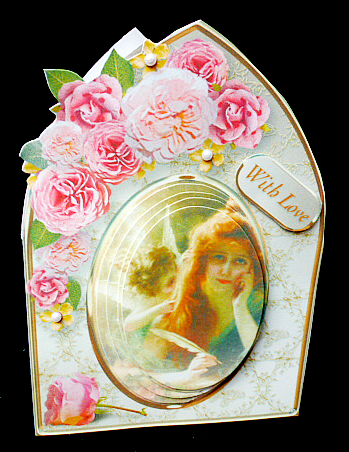 Whisper of Angels - Arched Card Mini Kit by Diane  Hitchcox