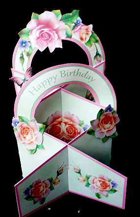 Spring Roses Cascade Deluxe Kit by Diane  Hitchcox