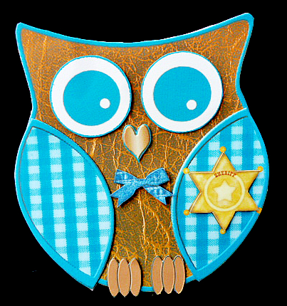Sheriff Owl Mini Kit by Diane  Hitchcox