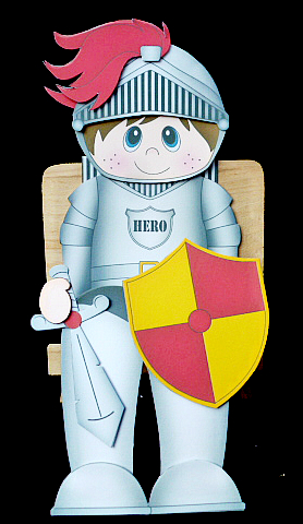3D on the Shelf Card Kit - Little Knight Sir Aleyne by Diane  Hitchcox