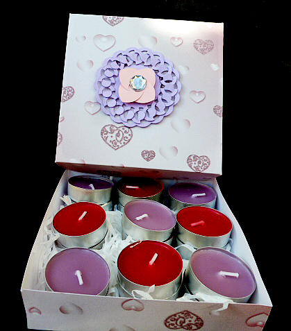 Showered by Love Hearts Metallic Background 9 by Diane  Hitchcox