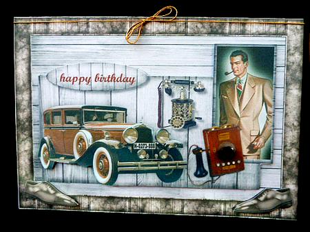 Male Card Gentleman by Diane  Hitchcox