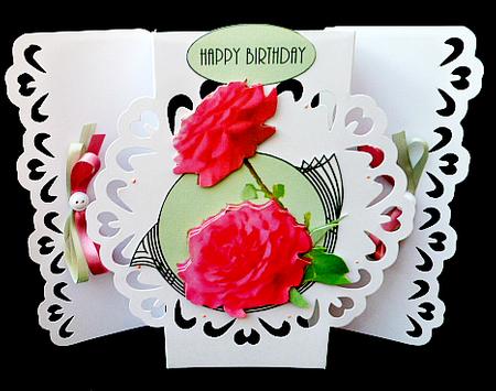 Art Deco Roses by Diane  Hitchcox