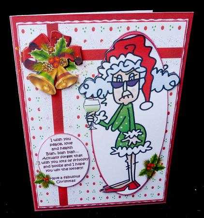 Stella Wishes You Peace for Christmas Quick Card by Diane  Hitchcox