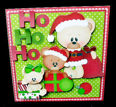 Christmas Mother and Cub by Diane  Hitchcox